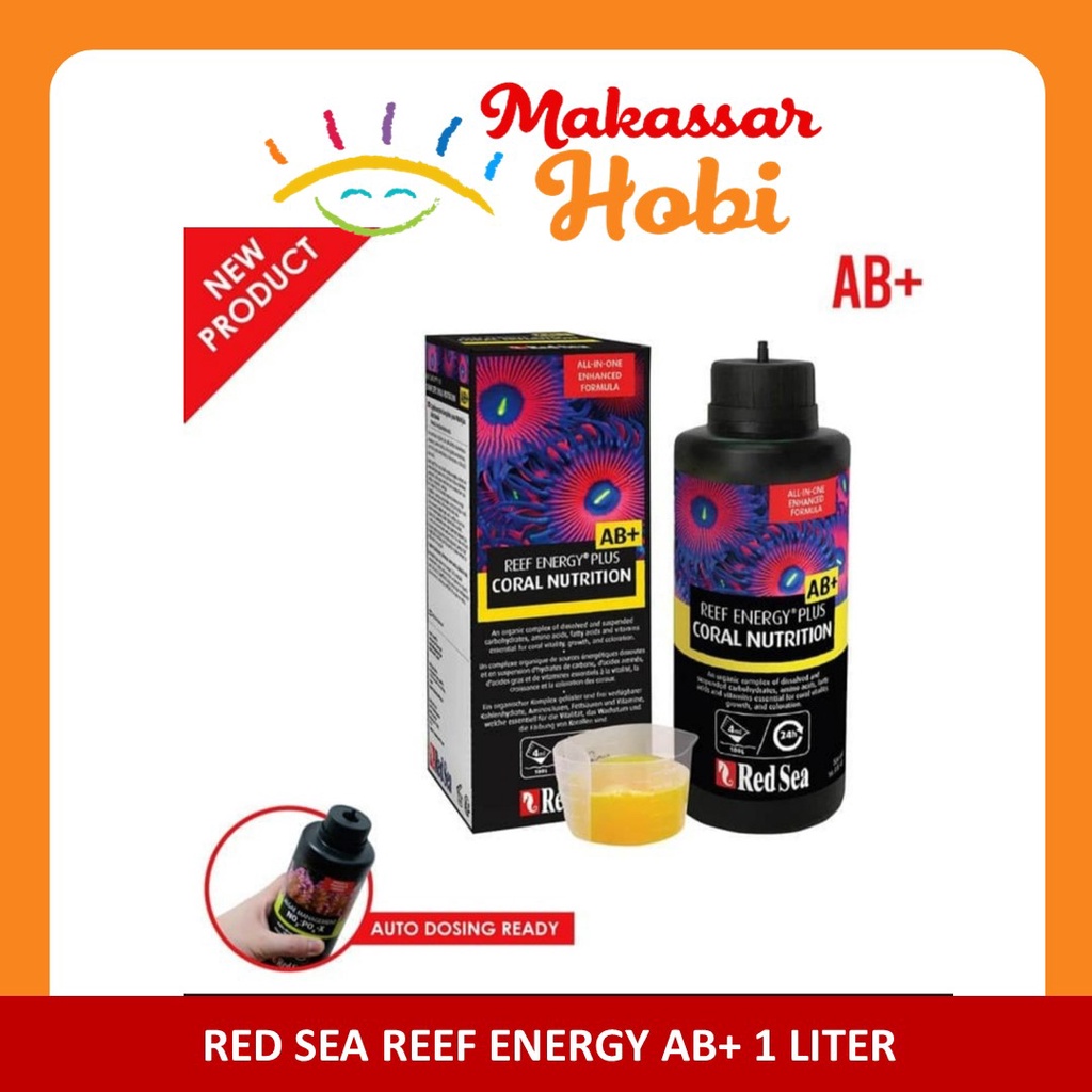 Red Sea Reef Energy AB+ 1 L Makanan Coral Amino Carbohydrate Vitamin