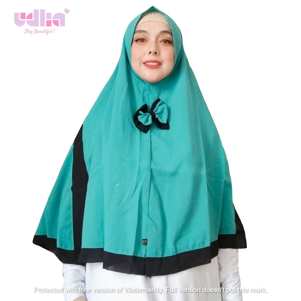 Udlia Khimar Bergo Pita Tosca List XL