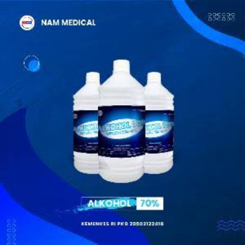 Alkohol 70% 1 liter Nam Medical