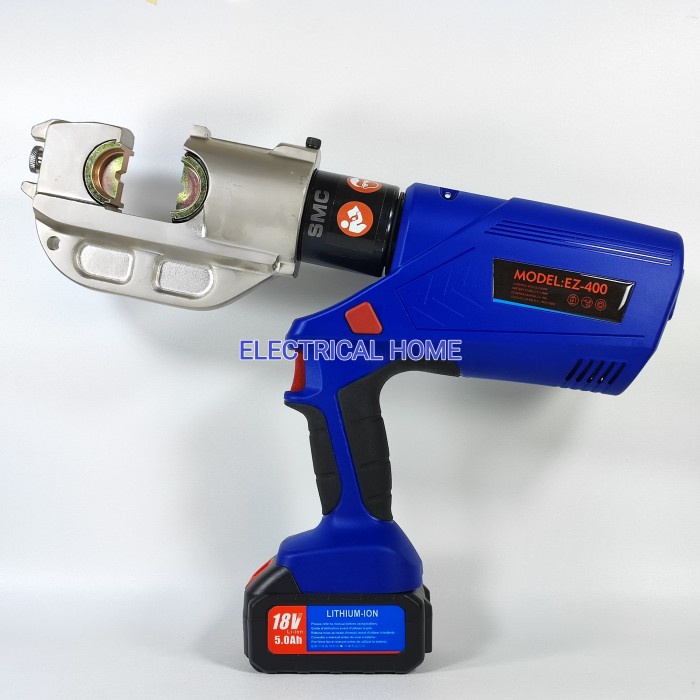 Battery Hydraulic Crimping Tool Tang Press Skun Baterai 400mm²