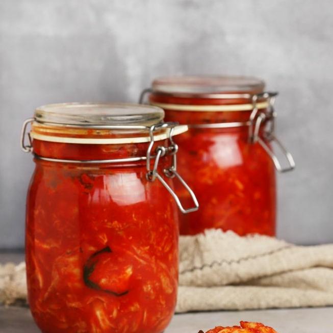 

KIMCHI JUICE 250ML AIR KUAH KIMCHI UNTUK MASAKAN KEMASAN BOTOL PLASTIK
