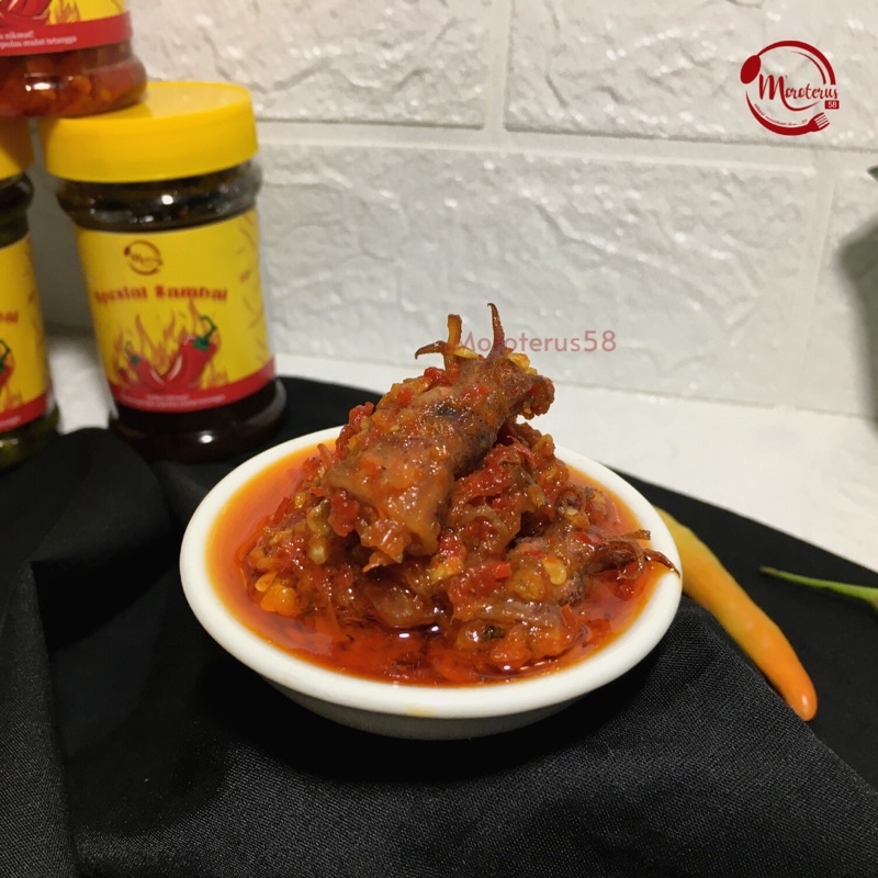 

SAMBEL ISIAN CUMI AYAM UDANG SAMBAL PETE COCOK UNTUK LAUK 120gr