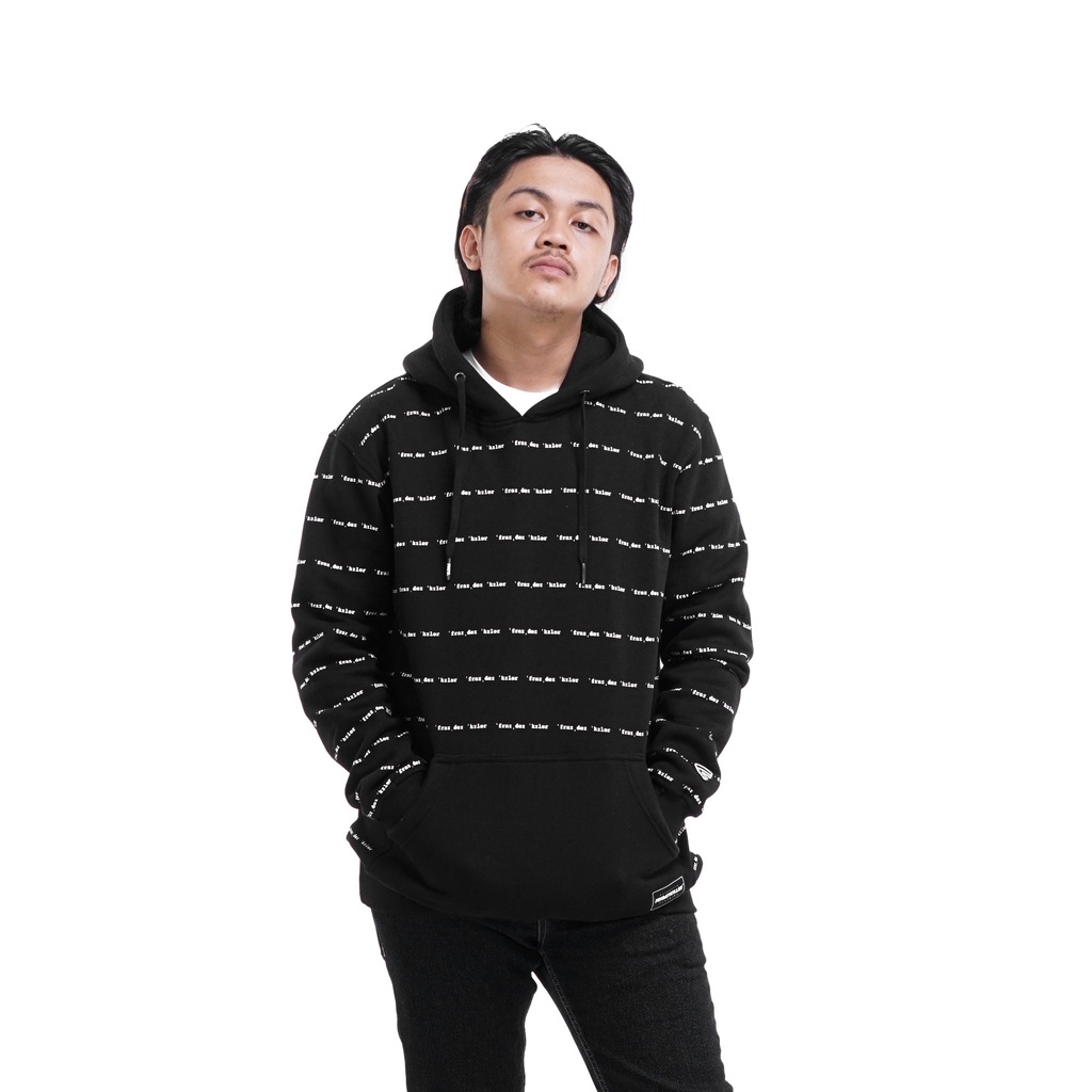 JAKET HOODIE FRIDAY KILLER | SPELLING BLACK HOODIE