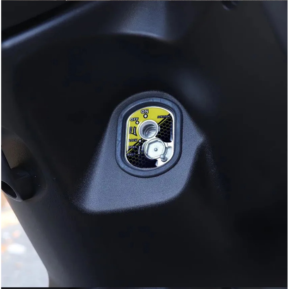 Kunci Kontak Saklar Pengapian Elektronik Motor Honda 3D Gel Resin Stiker Untuk Wuyang Honda Dream Jiayu 110T WH100T 125T Modifikasi