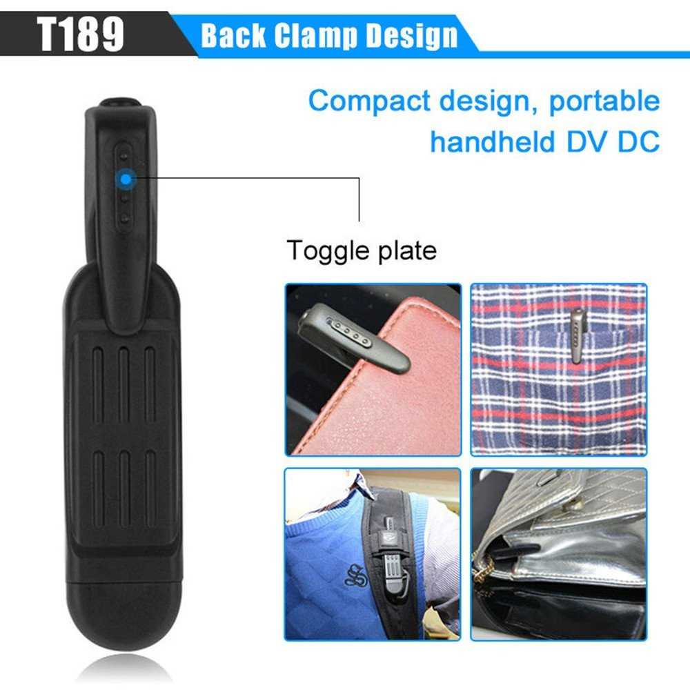 Kamera Pocket Kamera Pengintai Spy Camera Bentuk Pulpen Clip 1080P - T189