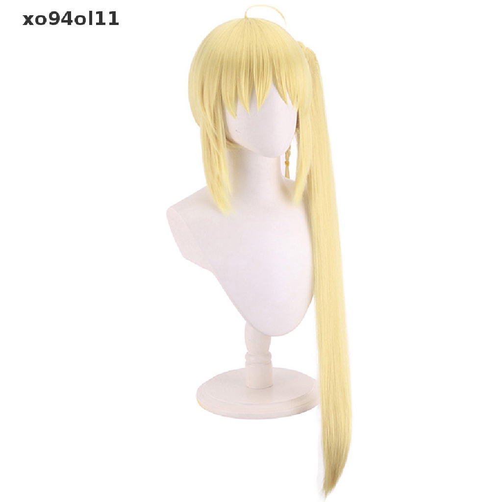 Wig Lurus Kuning XO Anime Bocchi The Rock Cosplay Gotou Hitori Cosplay Panjang 70cm OL