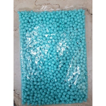 Mote Kapur Diameter 8mm-Mote Manik Manik 1 pon