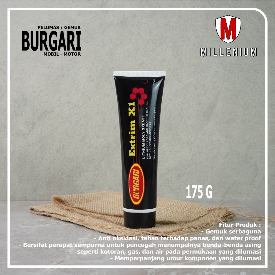 BURGARI EXTRIM X1 LITHIUM MOLY GREASE / GEMUK ODOL BURGARI / CV JOINT