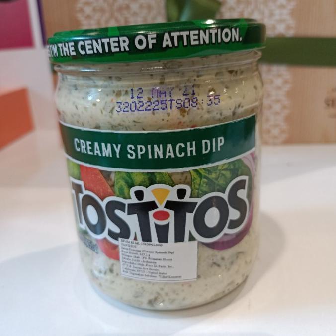TOSTITOS CREAMY SPINACH DIP 425GR