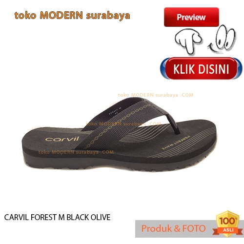 Sandal pria casual sandal jepit spons CARVIL FOREST M