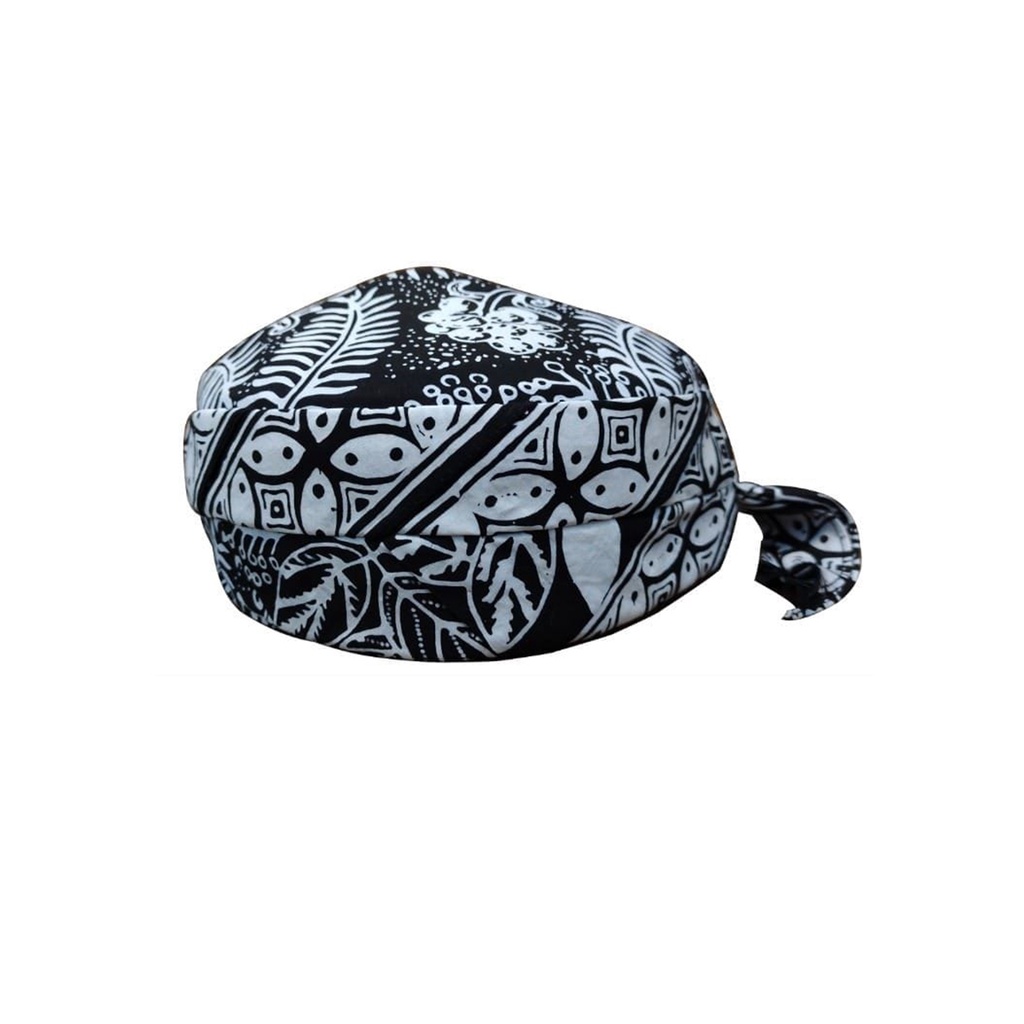 Terbaru Peci Batik Jogokariyan Motif Parijoto Salak Sogan Hitam Putih Kopiah Songkok Pria Khas Jogja