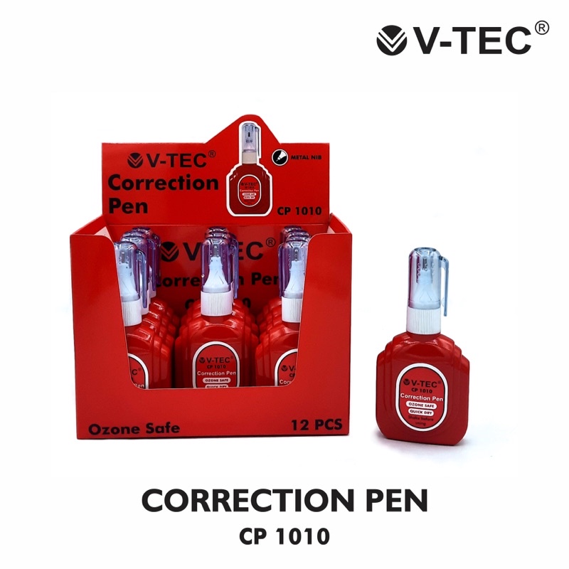 

Correction Pen V-TEC CP 1010 10ml / Tip X / Tipe X