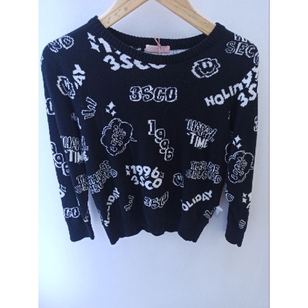 3SECOND SWEATER RAJUT WANITA IMPORT  0111