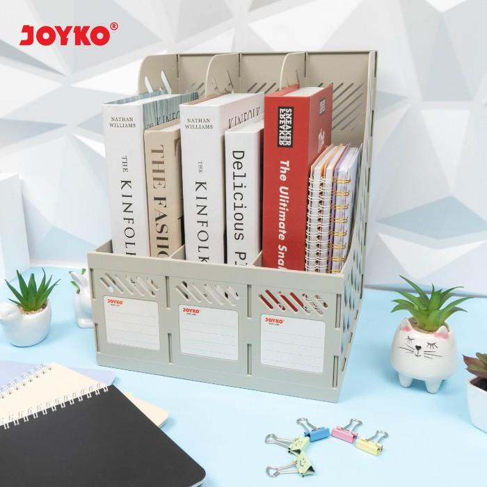 

Box File Keranjang Plastik Rakit 3 Susun Joyko BOF-3GR Grey