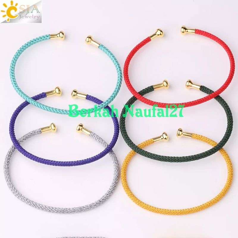 Gelang Tali Kawat Anti Air Untuk Charm Liontin Emas Model Terbaru