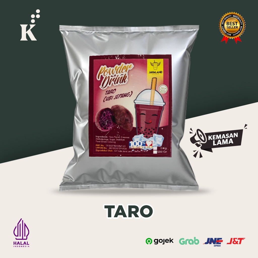 Bubuk Minuman Bubble Powder Drink rasa Taro ORIGINAL Javaland 1kg