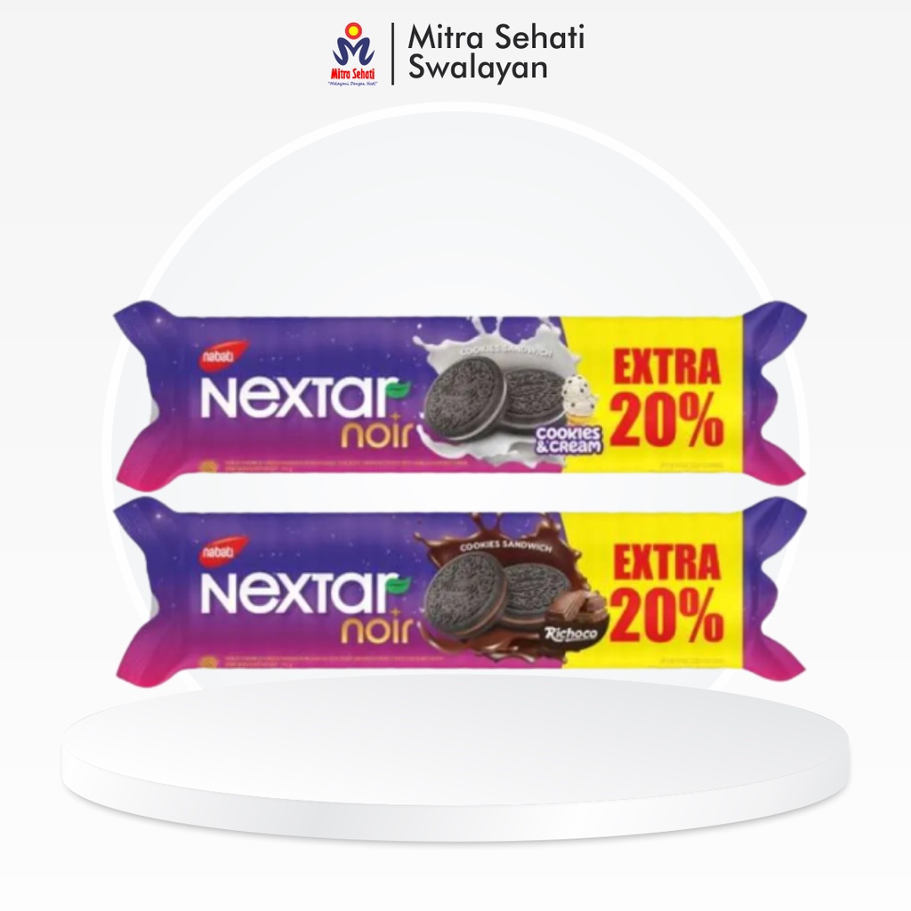 

BISKUIT NEXTAR NOIR 144gr CHOCOLATE, COOKIES CREAM - Mitra Sehati Swalayan