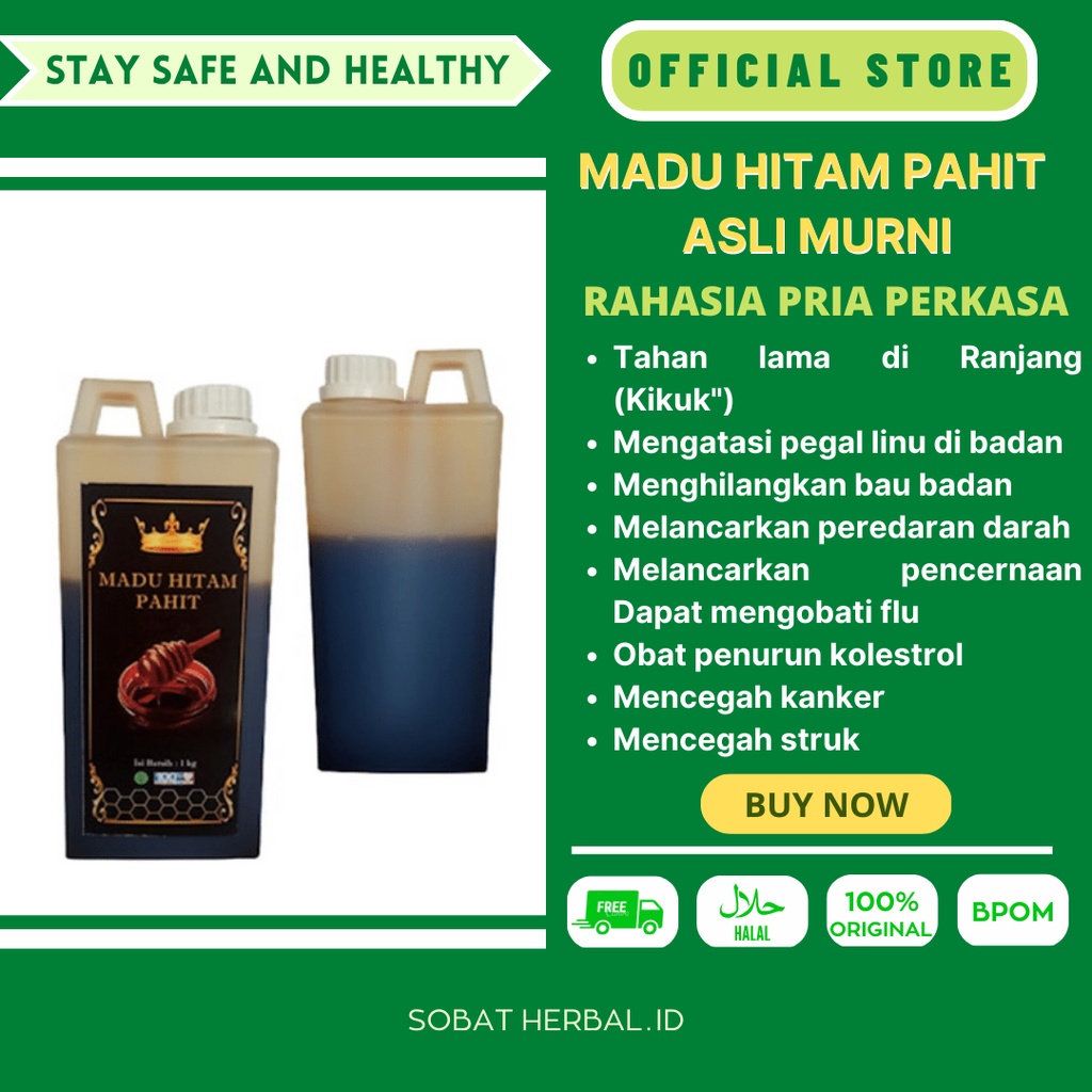 

Madu Hutan Original Hitam Pait 1Kg