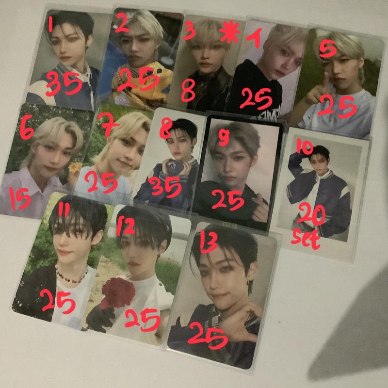 part 1 wts want to sell Lee felix stray kids pc photocard album maxident bene benefit withmuu mukor 