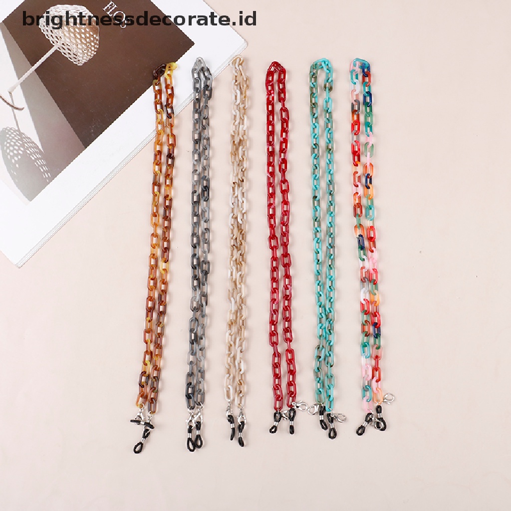 [Birth] 1pc Rantai Kacamata Akrilik Wanita Anti Slip Eyewears Sunglasses Rope Neck Lanyard [ID]