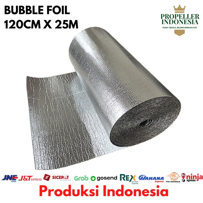 Bubble Aluminium Foil Peredam Panas Insulasi Atap Alumunium Foil Roll