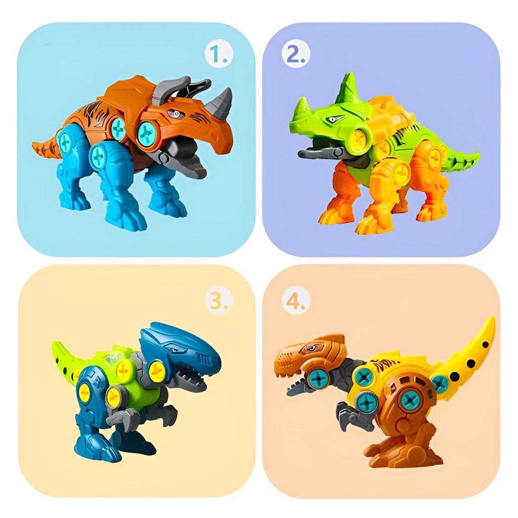 Dino Puzzle | Mainan Anak Anak Laki Laki Keren | Mainan Robot Dinosaurus | Mainan Terbaru 2021