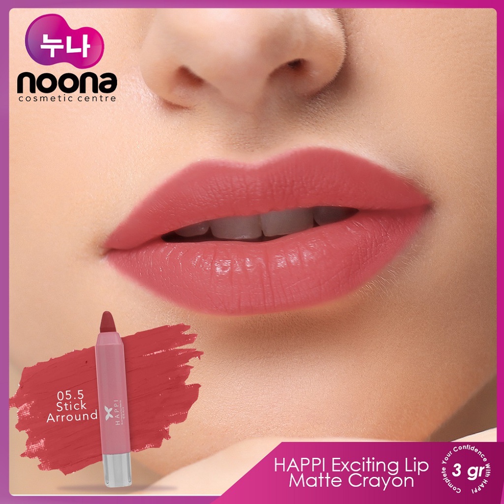 HAPPI EXCITING LIP MATTE CRAYON 3 GR -NJ