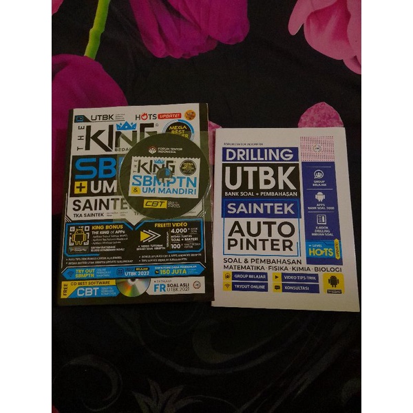 Buku The King SBMPTN Saintek 2022 + Drilling UTBK