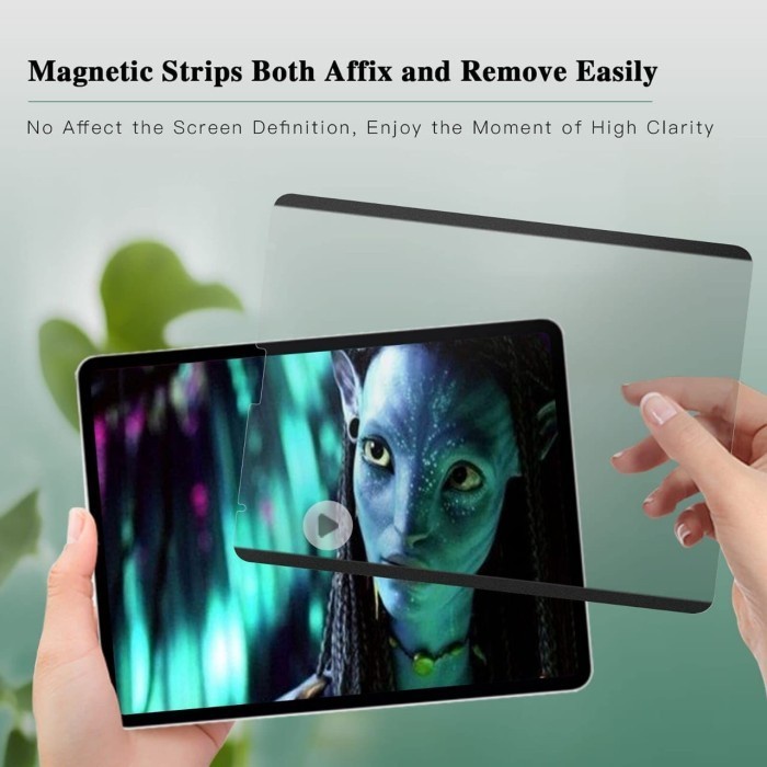 Gusa Anti Gores Paperlike Magnetic Ipad Pro 12.9 2021 Ipad Pro 12.9 2020