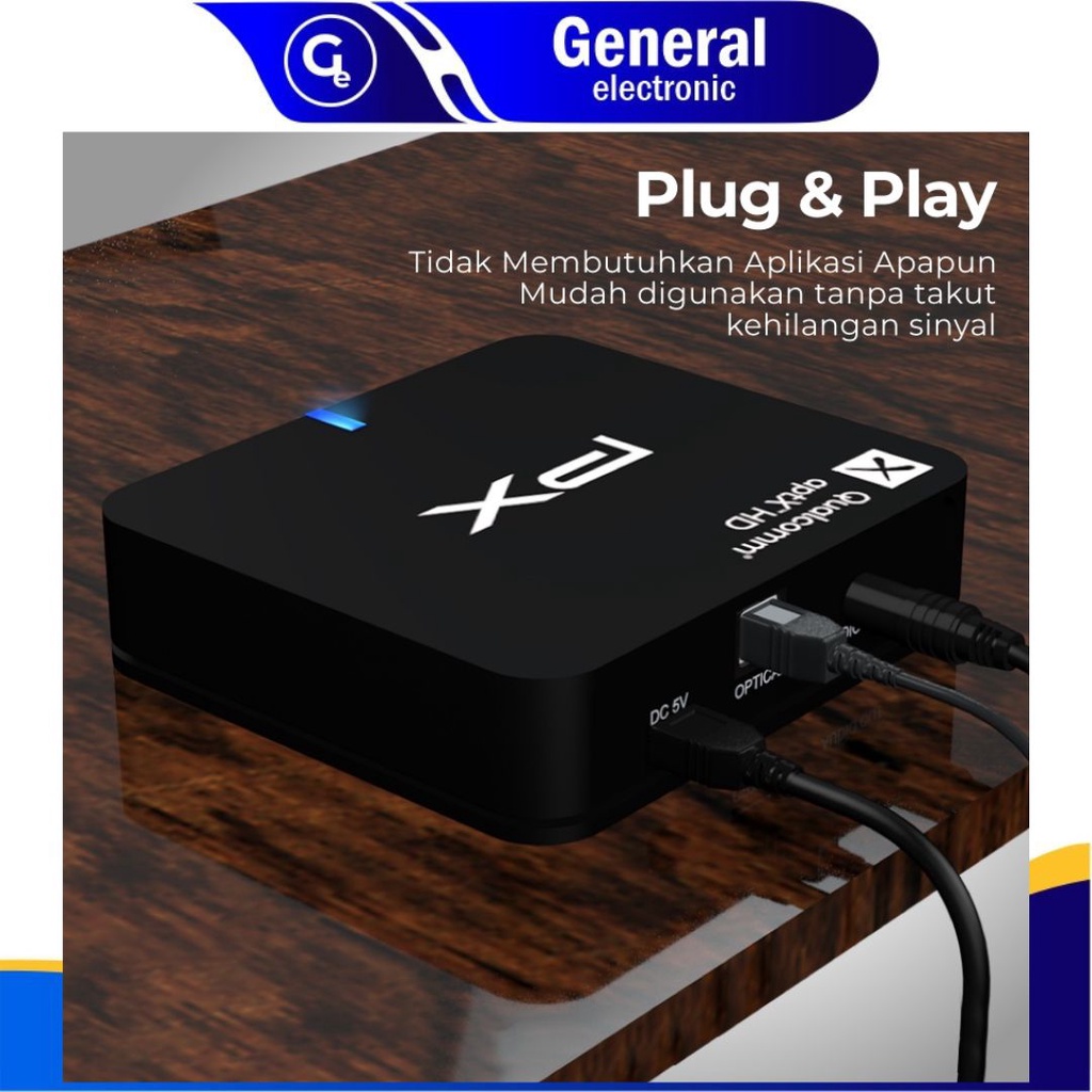 Bluetooth Receiver Audio 5.0 aptX HD Wireless Stereo PX BTR-1500HD