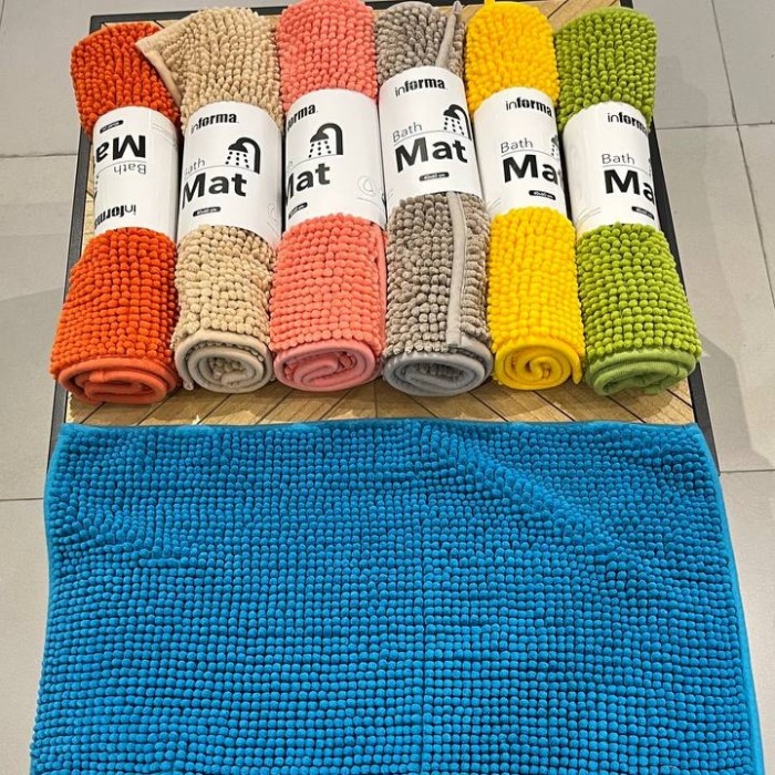 Slip Informa Keset Kamar Mandi Cendol Bath Mat 60 40Cm