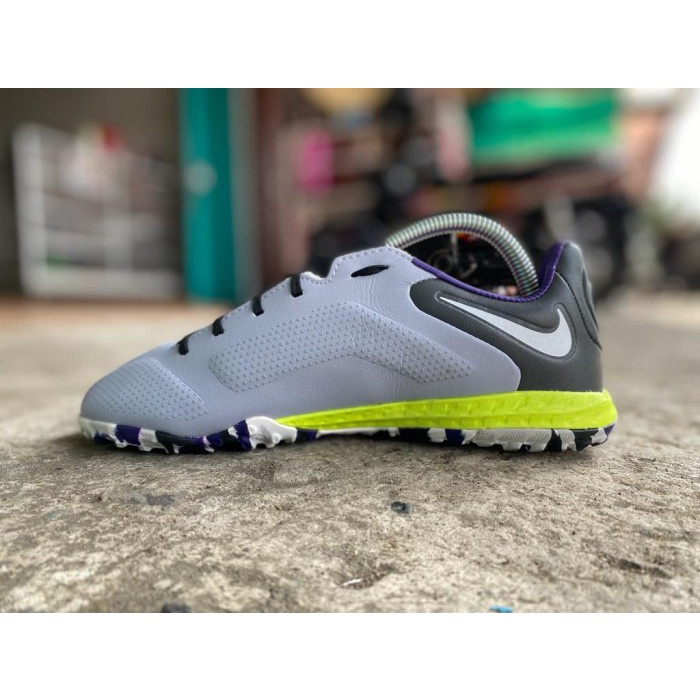 FUTSAL NIKE TIEMPO REACT LEGEND XI PRO TF - LIGHT SMOKE GREY WHITE
