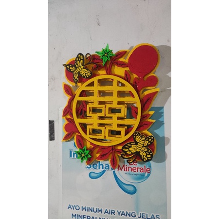 Shuang Xi Styrofoam tempel dinding