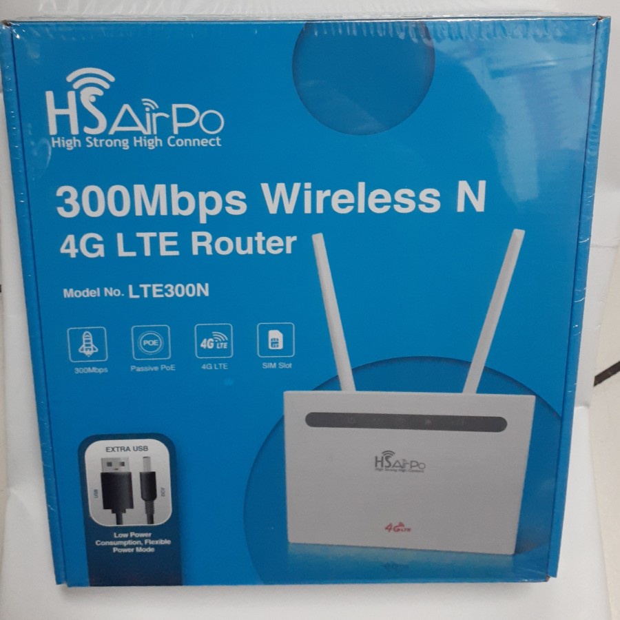 HSAIRPO LTE300N 4G LTE AND WIRELESS 300MBPS SimCard