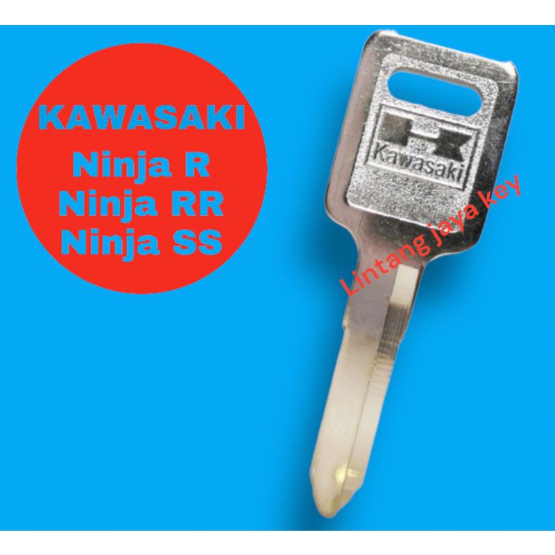 bahan duplikat kunci montor kawasaki ninja ss rr r (kiri)