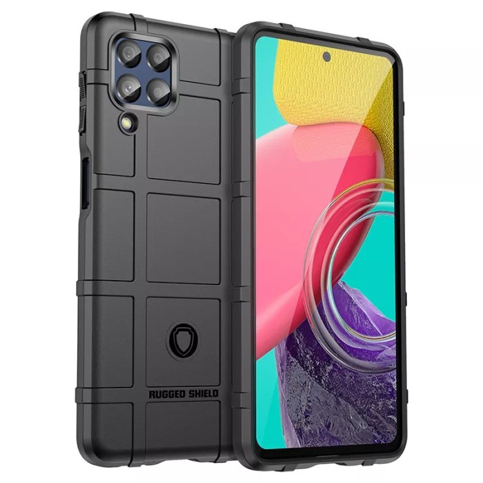 Casing Samsung Galaxy M33 /M53 5G Hard Case Armor Melindungi Bumper - Hitam, SAMSUNG M53 5G