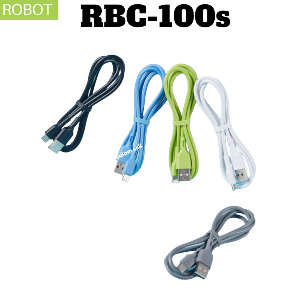 Kabel Data Type-C Robot RBC100S 1Toples isi 20pcs Original Garansi Resmi