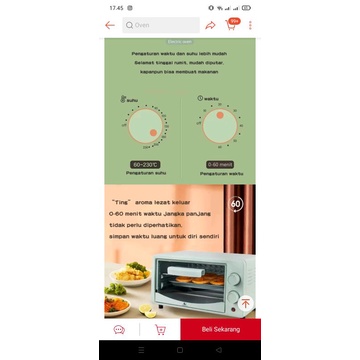 Han river oven listrik promo 12L