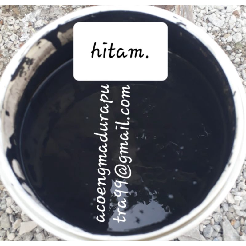 cat tembok 5kg.(warna hitam)