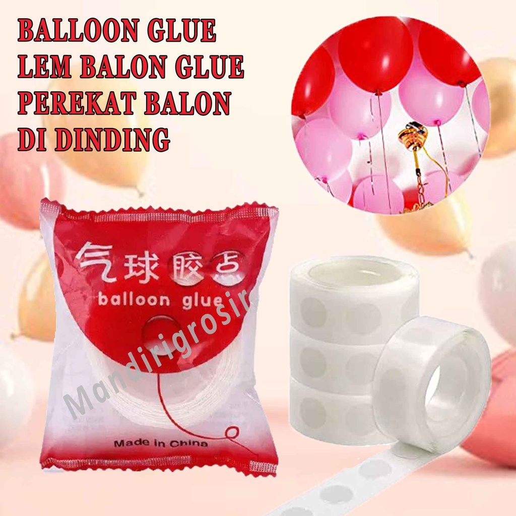 Lem Balon * Balloon Glue * Perekat Balon Didinding * Lem Balon Glue