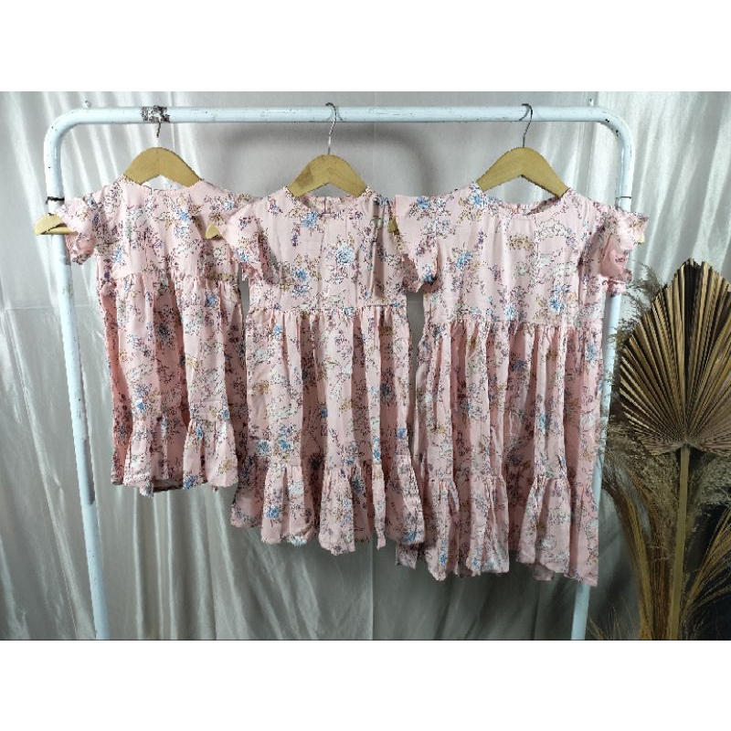 ANDINA HOMEWEAR DASTER COUPLE IBU &amp; ANAK USIA 1-6 THN BAHAN RAYON PREMIUM