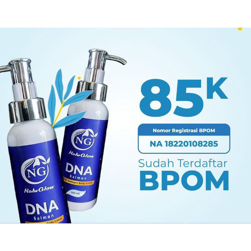 Body lotion DNA SALMON Naluglow