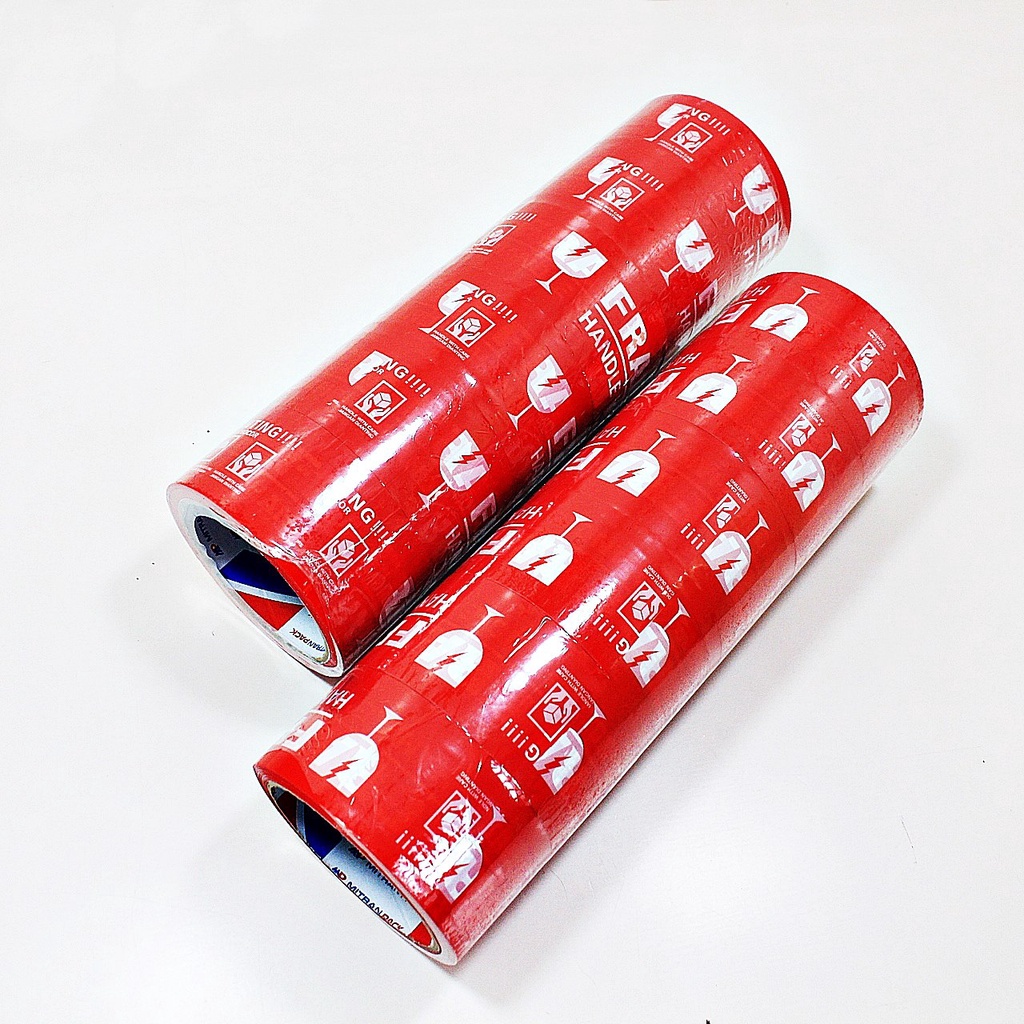 

Lakban Printing Fragile Merah 48mm x 40m - Lakban Fregile - Lakban Jangan di Banting