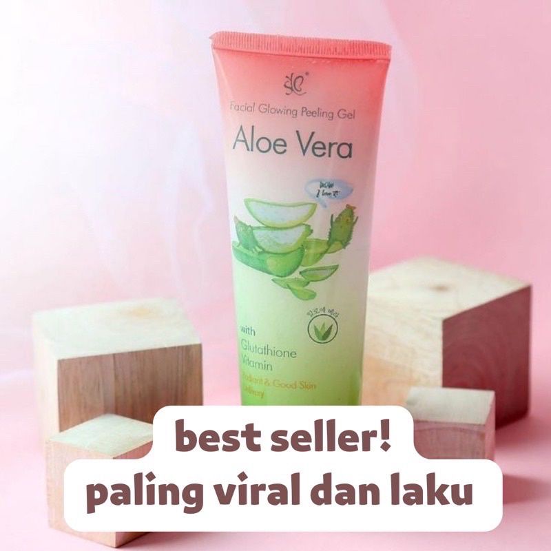 Jual SBY FACIAL GLOWING, PELING GEL ALOE VERA, PEELING WAJAH ALOEVERA