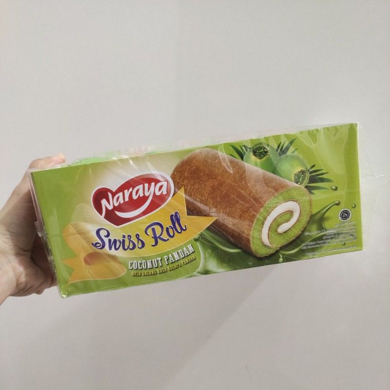 Naraya Swiss Roll 360 gr isi 20 pcs