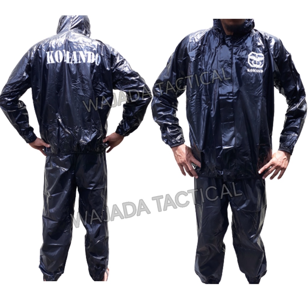 Sauna Suit Baju Olahraga Pembakar Lemak Jaket Olahraga Komando TNI