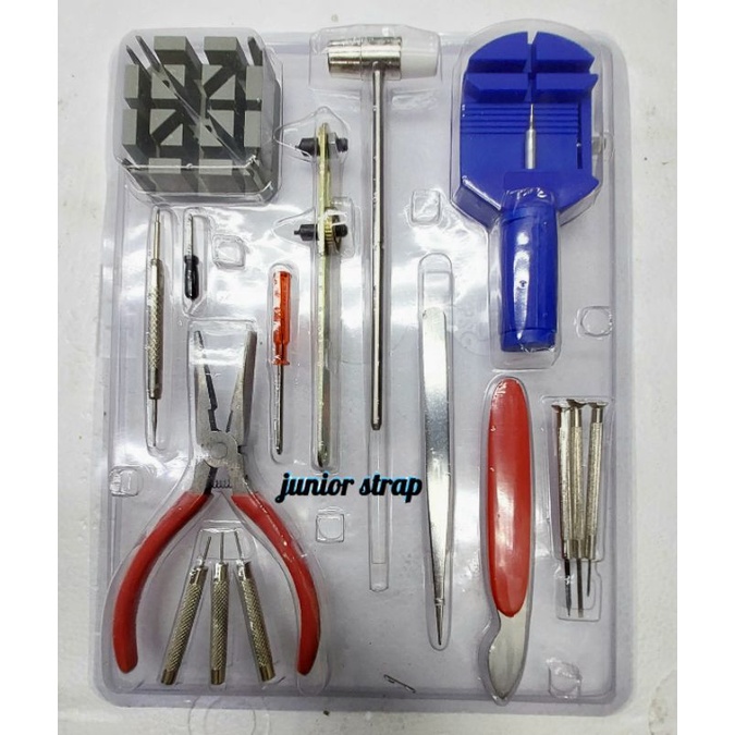 Alat servis jam tangan 1 set alat reparasi jam tangan