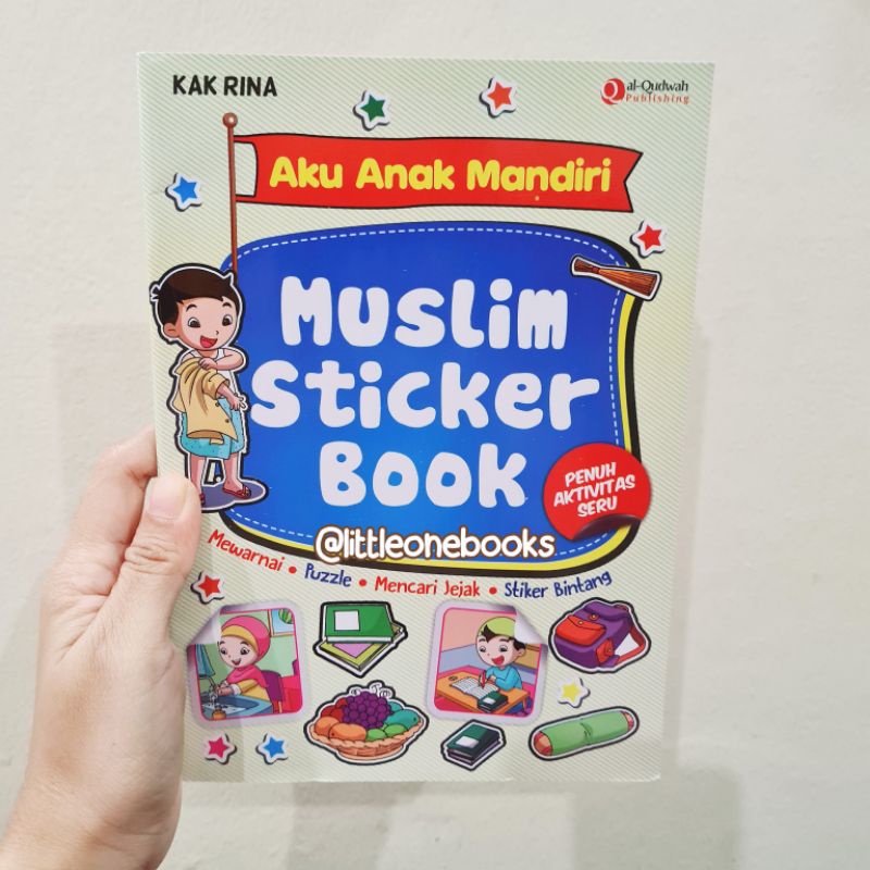 Muslim Sticker Book / stiker aktivitas anak Islam