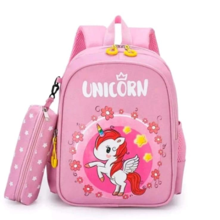 Tas anak perempuan SD TK ransel anak unicorn/tas gendong anak cewek SD Kuda Pony/ransel sekolah SD cewek/backpack anak sekolah