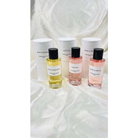 Christian Dior Privee Collection 125 ml  Sakura, Oud Ispahan, Rose Kabuki, Bois d Argent